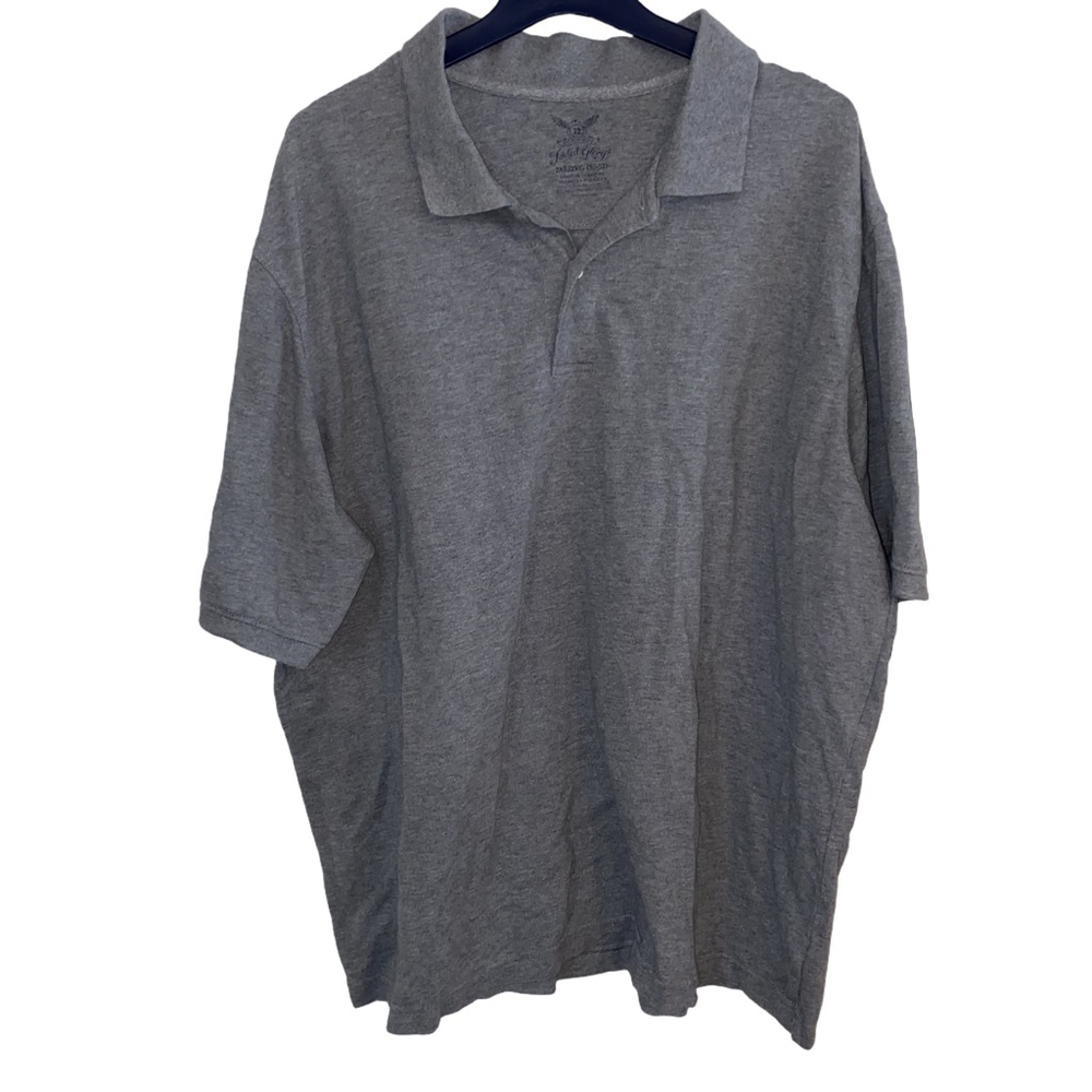 Men's Faded Glory Polo Shirt 2XL Gray